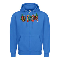 True Royal Christmas teacher Zipper Hoodie - Zillion Design Studio