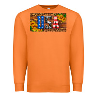 Carrot usa sunflowers license plate Premium Sweatshirt - HRA Design Shop