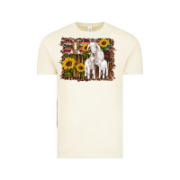 Vintage Arctic gats baby gots sunflowers wooden serape leopard Vintage Tee - Artiststas