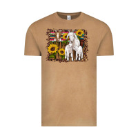 Vintage Camel gats baby gots sunflowers wooden serape leopard Vintage Tee - Artiststas