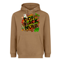 Toasted Coconut Dope black Nurse juneteenth Heavyweight Hoodie - Zillion Design Studio
