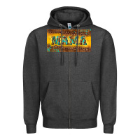 Mama With Gemstone Zipper Hoodie | Teevron
