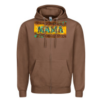 Chestnut Mama with gemstone Zipper Hoodie - RanaPortraitStore