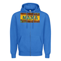 True Royal Mama with gemstone Zipper Hoodie - RanaPortraitStore