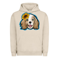 Pigment French Oak cocker spaniel sunflower Urban Hoodie - Jasminsmagicworld