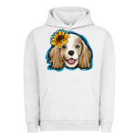 Pigment Lunar Rock cocker spaniel sunflower Urban Hoodie - Jasminsmagicworld