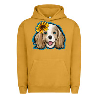 Pigment Peanut Butter cocker spaniel sunflower Urban Hoodie - Jasminsmagicworld