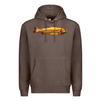 Coffee golden trout west virginia Premium Hoodie - LillyAllenDesigns