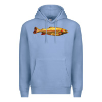 Colony Blue golden trout west virginia Premium Hoodie - LillyAllenDesigns
