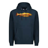 Navy golden trout west virginia Premium Hoodie - LillyAllenDesigns
