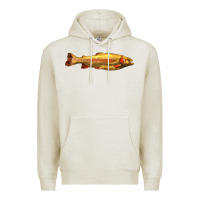 Oatmeal Heather golden trout west virginia Premium Hoodie - LillyAllenDesigns