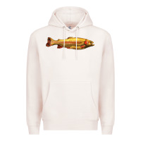 Pale Pink golden trout west virginia Premium Hoodie - LillyAllenDesigns