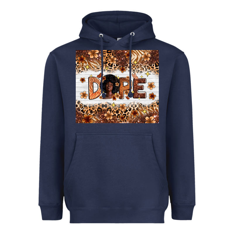 Dope Melanin Heavyweight Hoodie by Zillion Design Studio | Teevron
