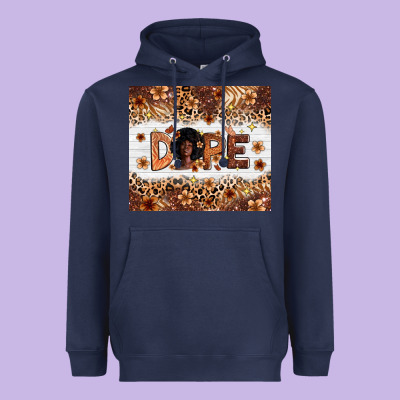 Dope Melanin Heavyweight Hoodie Designed By Zillion Design Studio