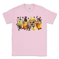 Bubblegum Pink monkey coffee cups Classic Tee - texasbilliewilder