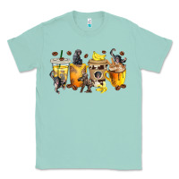 Seafoam monkey coffee cups Classic Tee - texasbilliewilder