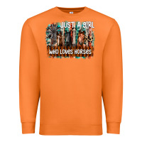 Carrot just a girl who loves horses Premium Sweatshirt - CowhideDigitalArt