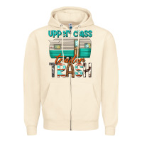 Sandshell upper class trailer trash Zipper Hoodie - texasbilliewilder