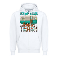 White upper class trailer trash Zipper Hoodie - texasbilliewilder