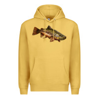 Antique Gold brown trout Premium Hoodie - LillyAllenDesigns