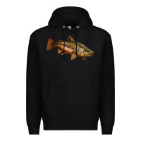 Black brown trout Premium Hoodie - LillyAllenDesigns