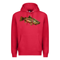Cardinal brown trout Premium Hoodie - LillyAllenDesigns