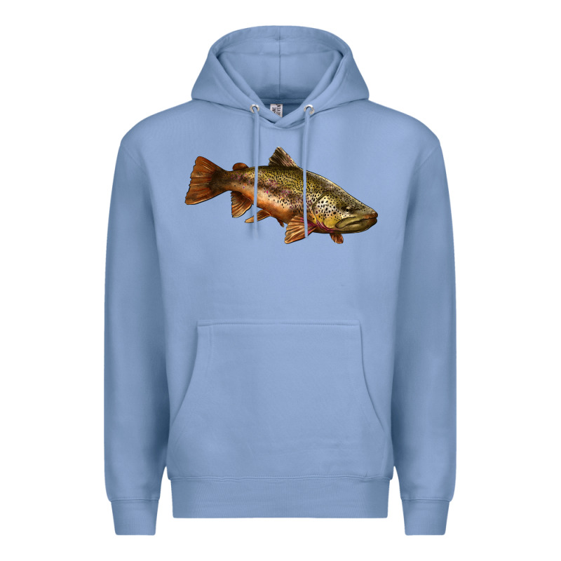 Brown Trout Premium Hoodie by LillyAllenDesigns | Teevron