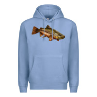 Colony Blue brown trout Premium Hoodie - LillyAllenDesigns