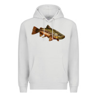 Dove Grey brown trout Premium Hoodie - LillyAllenDesigns
