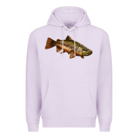 Lilac brown trout Premium Hoodie - LillyAllenDesigns