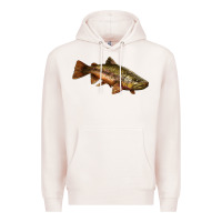 Pale Pink brown trout Premium Hoodie - LillyAllenDesigns