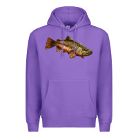 Purple brown trout Premium Hoodie - LillyAllenDesigns