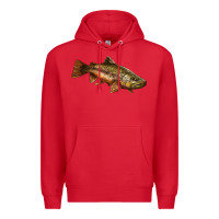 Red brown trout Premium Hoodie - LillyAllenDesigns