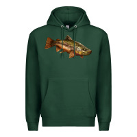 Sports Green brown trout Premium Hoodie - LillyAllenDesigns