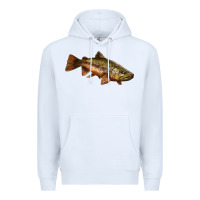 White brown trout Premium Hoodie - LillyAllenDesigns