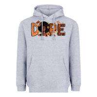 Heather Grey Dope Melanin Heavyweight Hoodie - Zillion Design Studio