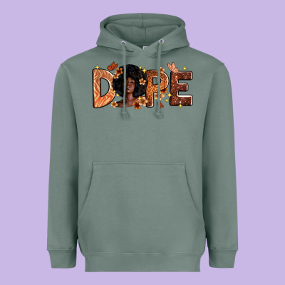 Dope Melanin Heavyweight Hoodie Designed By Zillion Design Studio