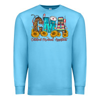 Ocean Blue cma certified medical assistant Premium Sweatshirt - FaDigitalArtStudio