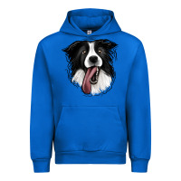 Cobalt Border Collie Urban Hoodie - Jasminsmagicworld