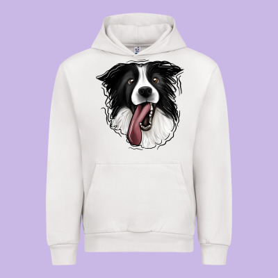 Border Collie Urban Hoodie Designed By Jasminsmagicworld