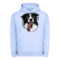 Pigment Grape Ice Border Collie Urban Hoodie - Jasminsmagicworld