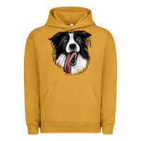 Pigment Peanut Butter Border Collie Urban Hoodie - Jasminsmagicworld