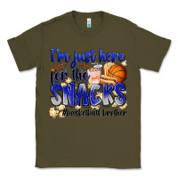 Army Green i'm just here for the snacks #basketball brother Classic Tee - Zillion Design Studio