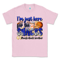 Bubblegum Pink i'm just here for the snacks #basketball brother Classic Tee - Zillion Design Studio