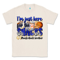 Natural i'm just here for the snacks #basketball brother Classic Tee - Zillion Design Studio