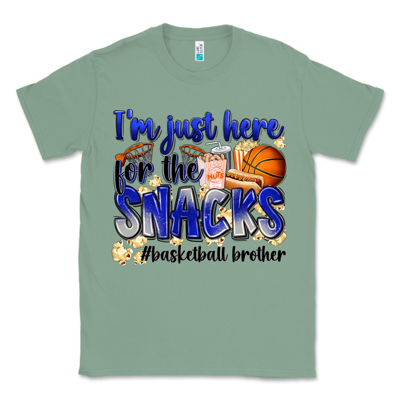 I'm Just Here For The Snacks #basketball Brother Classic Tee by Zillion Design Studio | Teevron