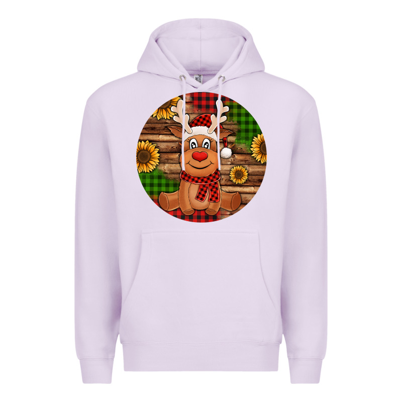 Cute Reindeer Christmas Premium Hoodie by Jasminsmagicworld | Teevron