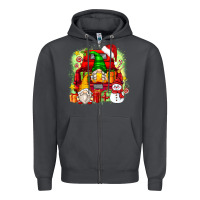 Smoke christmas gnome truck Zipper Hoodie - Zillion Design Studio