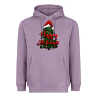 Lavender happy holidays christmas tree Heavyweight Hoodie - RanaPortraitStore