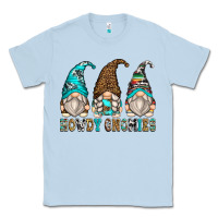 Dusty Blue howdy gnomies Classic Tee - Zillion Design Studio
